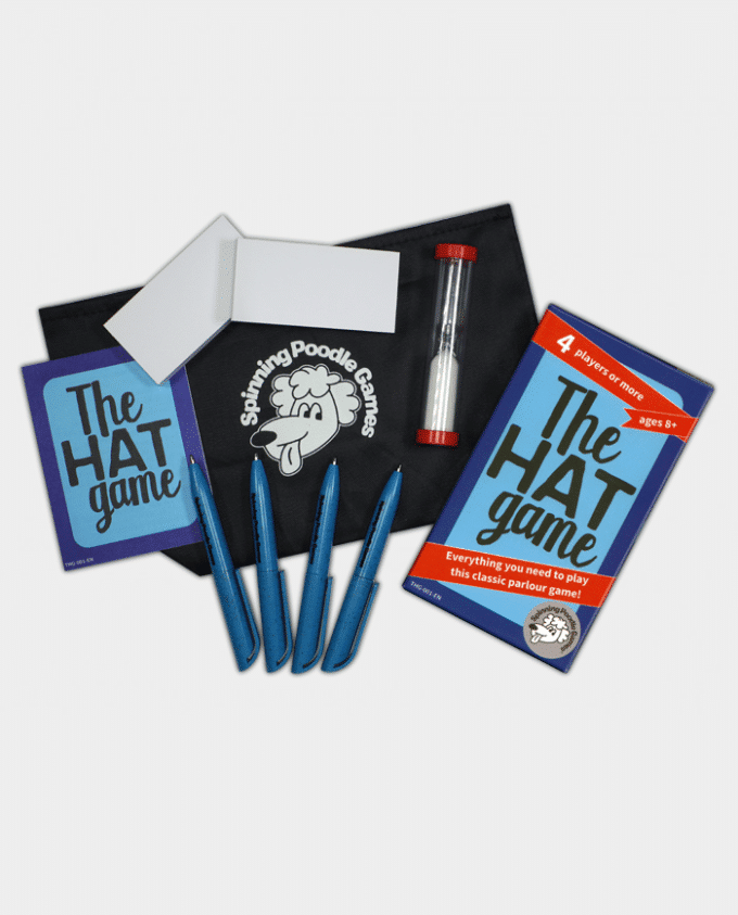 the hat game box contents