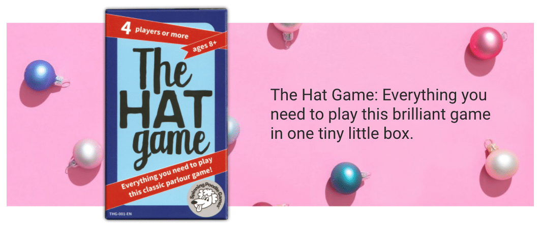 The Hat Game - Everything you need to play in one tiny box
