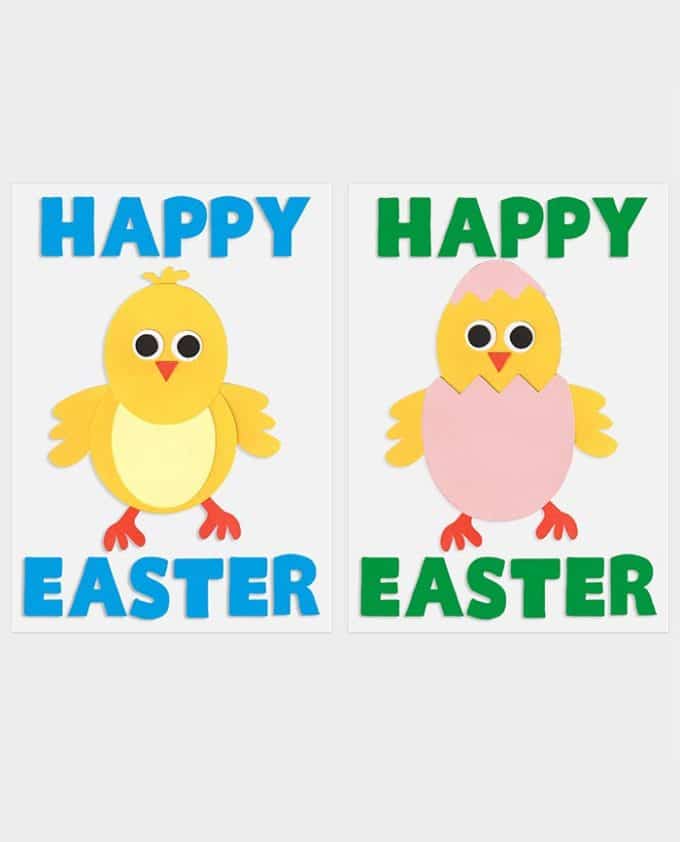 Hand Made Card Kit - Happy Chicks Easter Card Two Pack