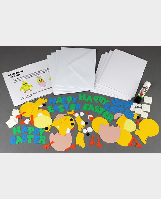 Hand Made Card Kit - Happy Chicks Easter Card Four Pack - Image 2