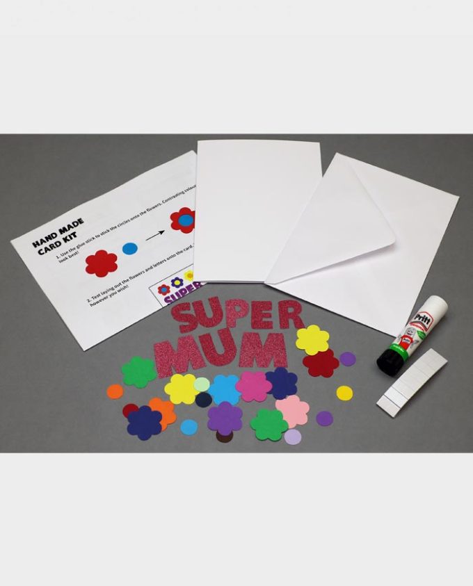 Hand Made Card Kit - Super Mum - Image 3