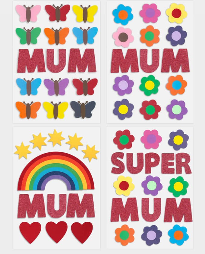 Hand Made Card Kit - Mother's Day Four Card Pack