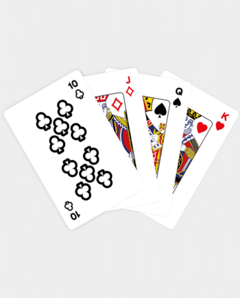 Left Handed Playing Cards fanned